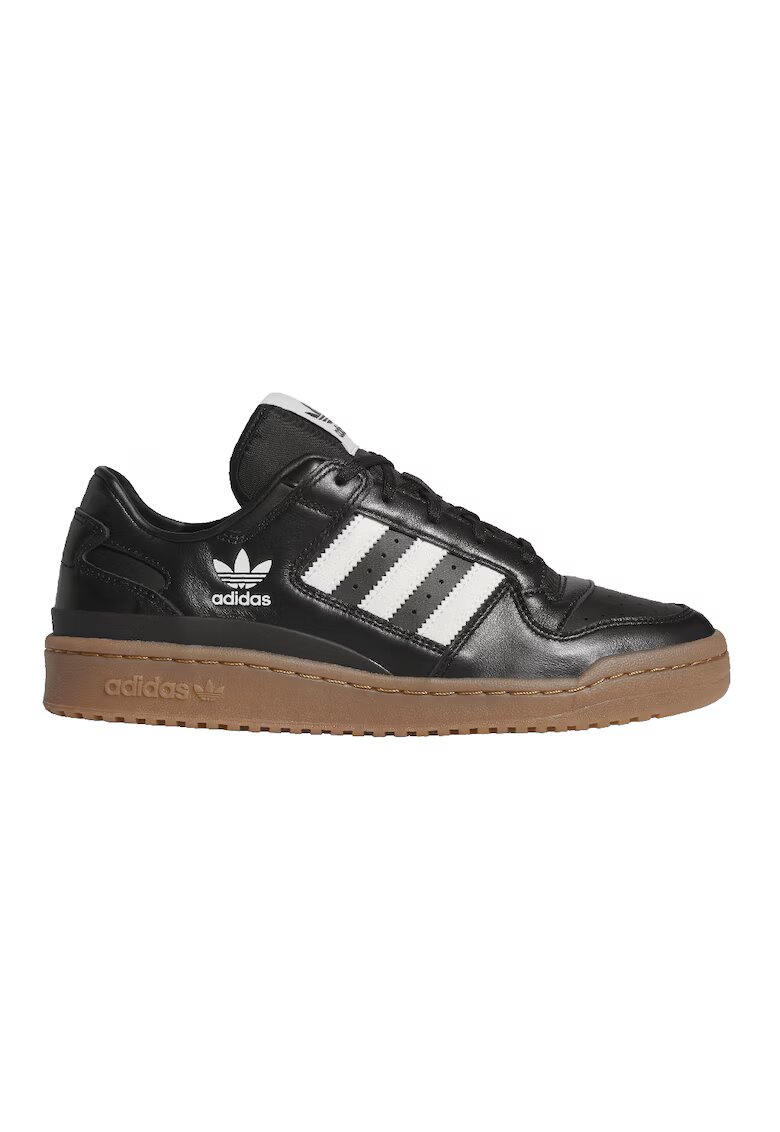 adidas Originals Pantofi sport din piele Forum Low CL - Negru