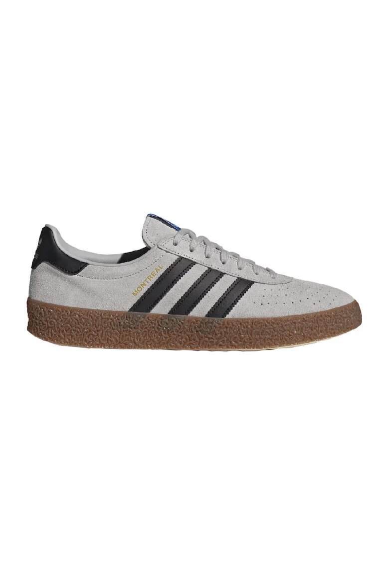 adidas Originals Pantofi sport din piele intoarsa Montreal - Negru/Gri