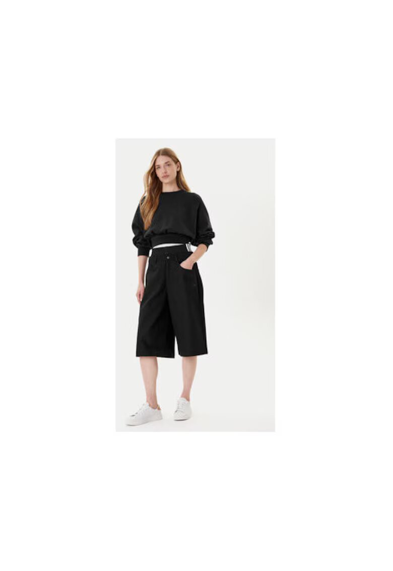adidas Pantaloni din denim cu imprimeu uni