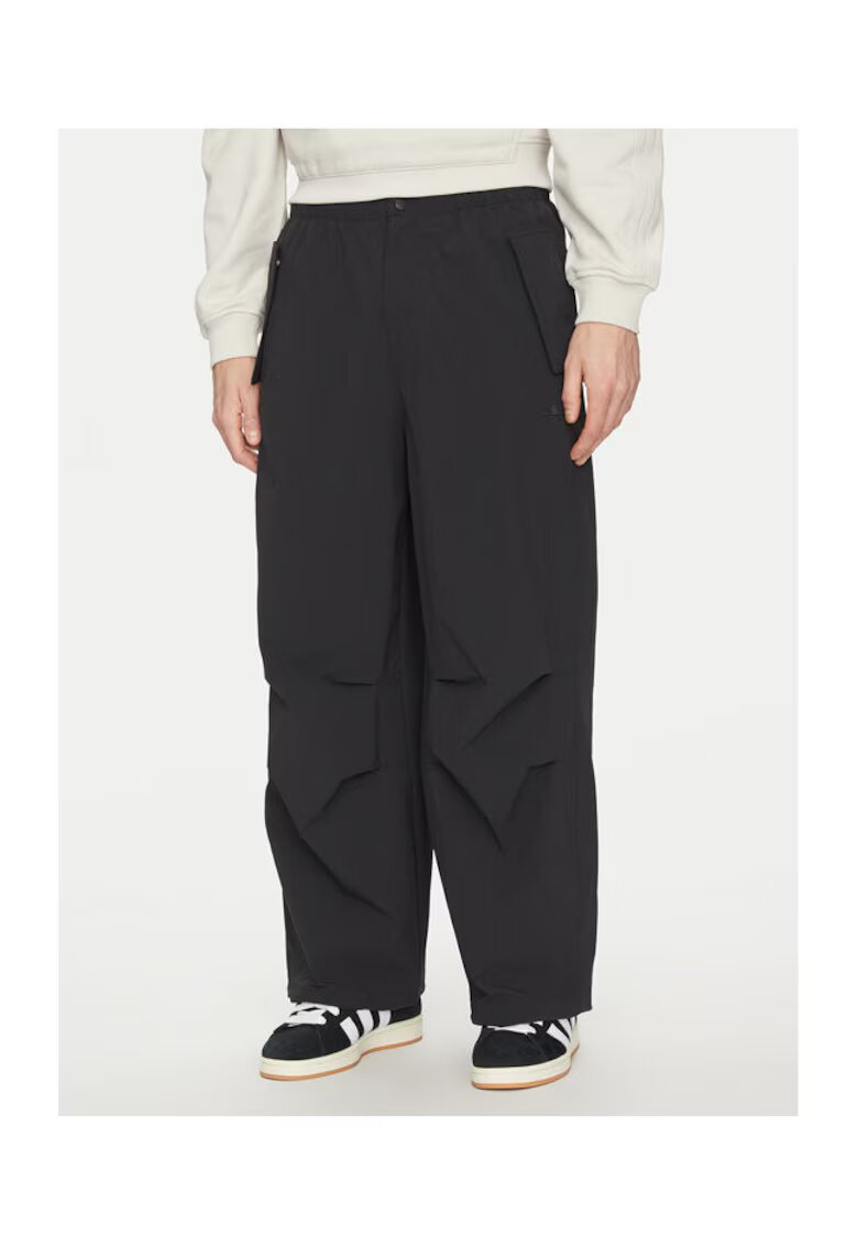 adidas Pantaloni largi barbati - negru