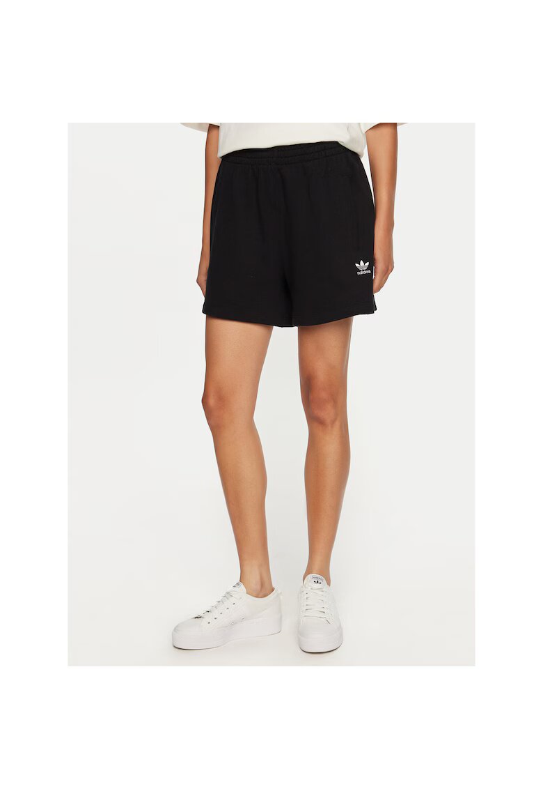 adidas Pantaloni sport dama culoare negru
