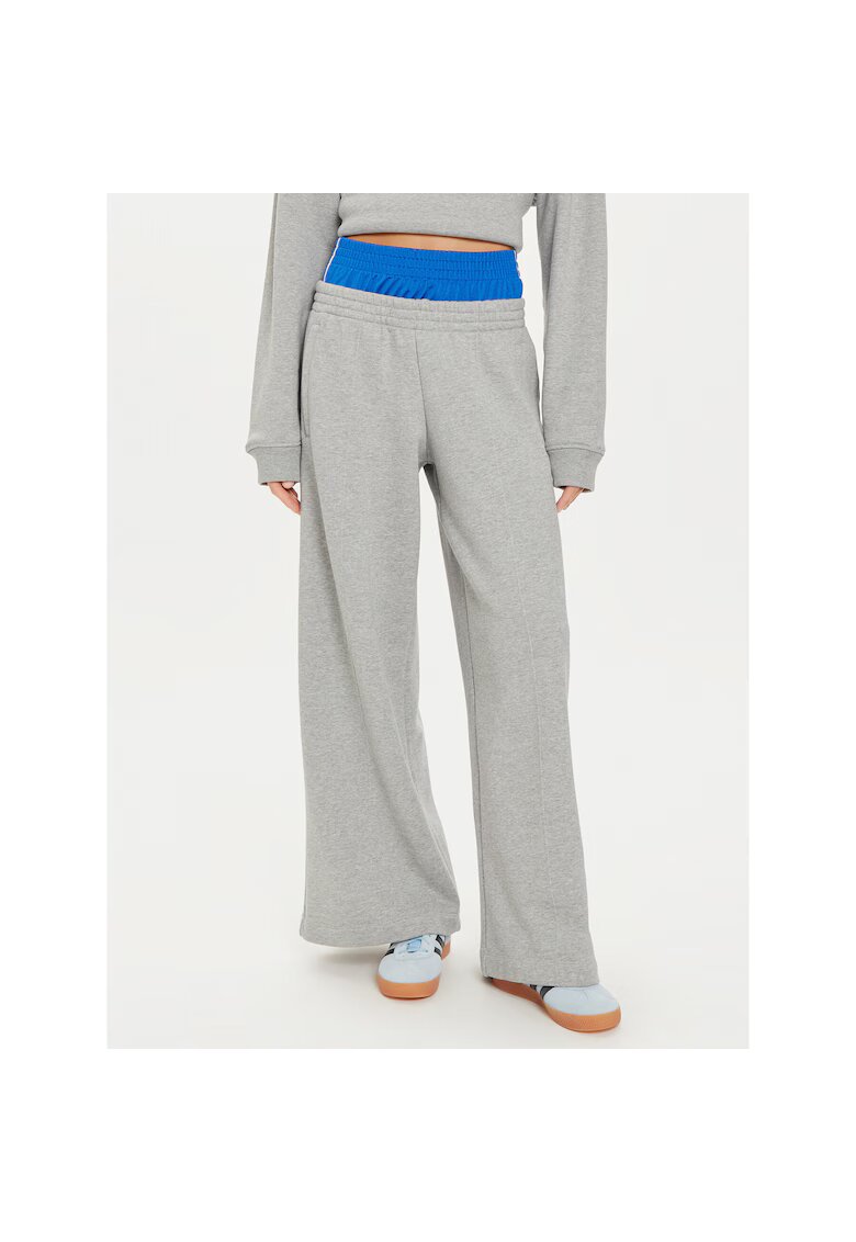 adidas Pantaloni sport dama gri - trening -