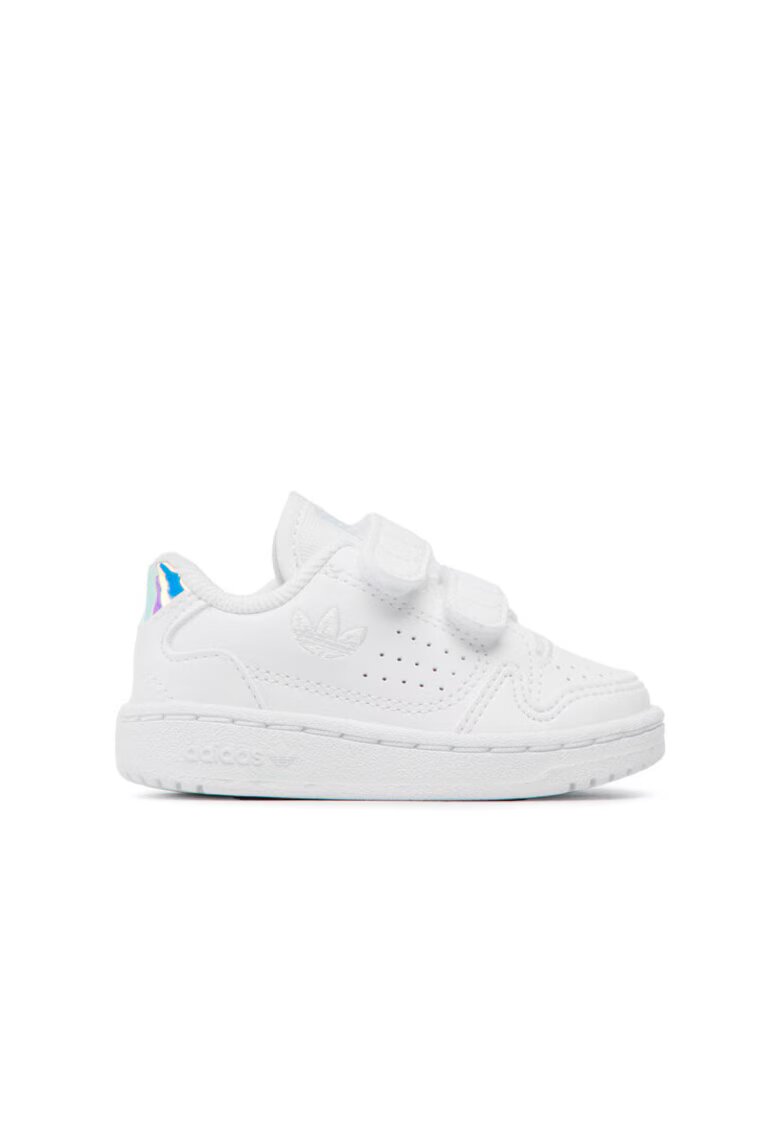 adidas Pantofi copii - fete - piele ecologica - alb -