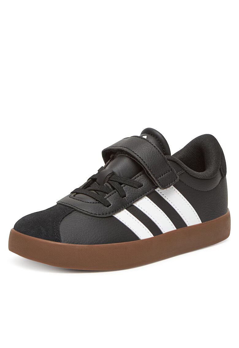 adidas Pantofi copii - VL COURT 3.0 EL C ID - piele naturala - negru