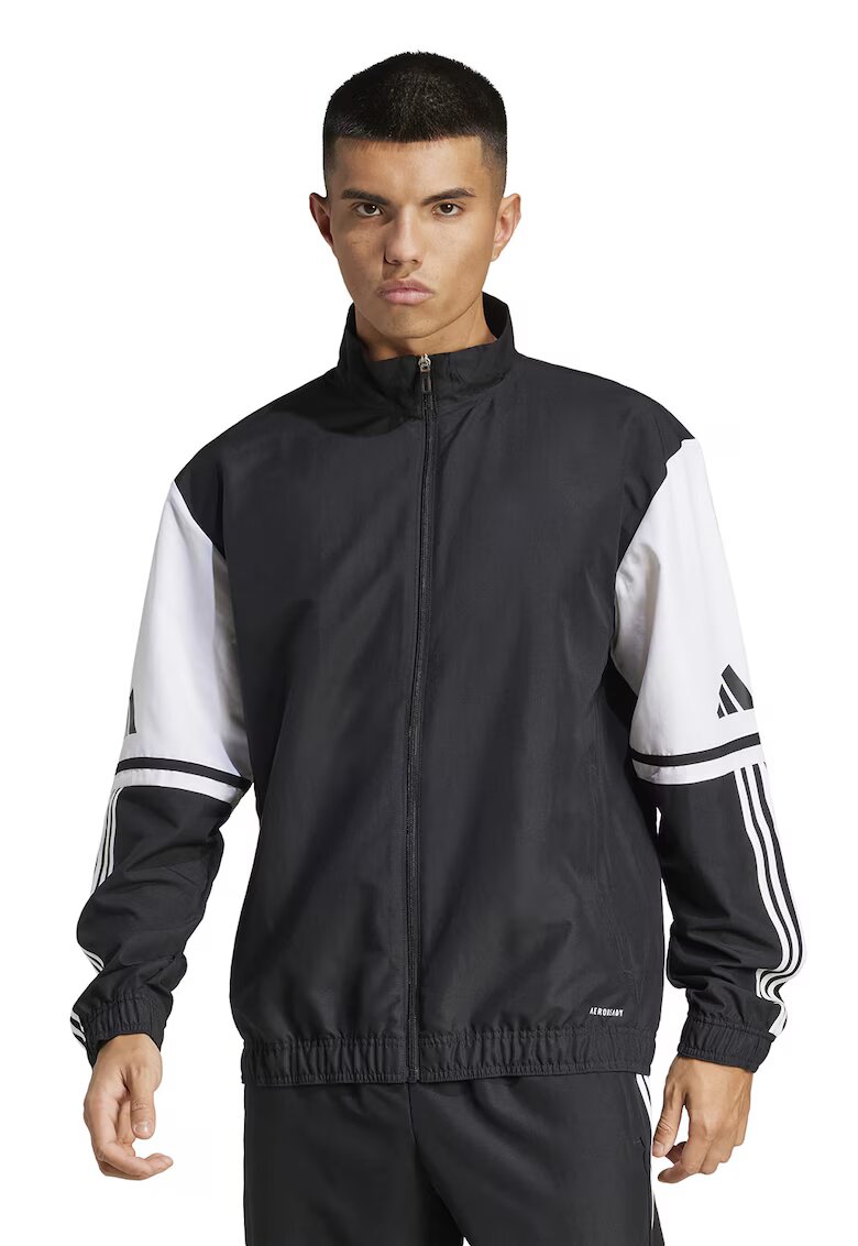 adidas Performance Bluza de trening cu fermoar - pentru fotbal - Alb/Negru