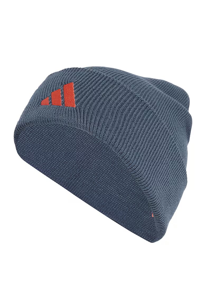 adidas Performance Caciula elastica cu broderie logo - Albastru prafuit
