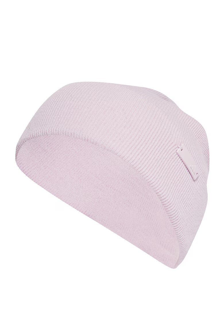 adidas Performance Caciula tricotata cu logo metalic - Roz pastel