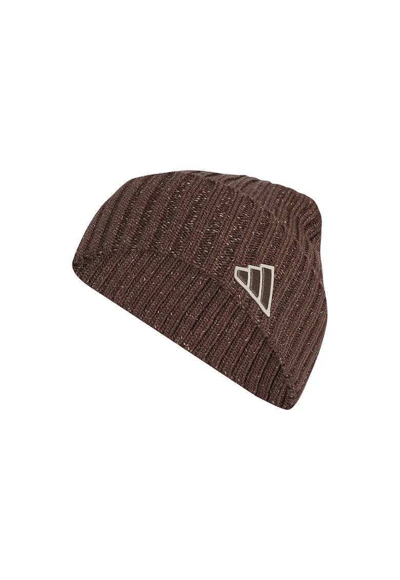 adidas Performance Caciula unisex cu logo brodat - Maro inchis/Bej