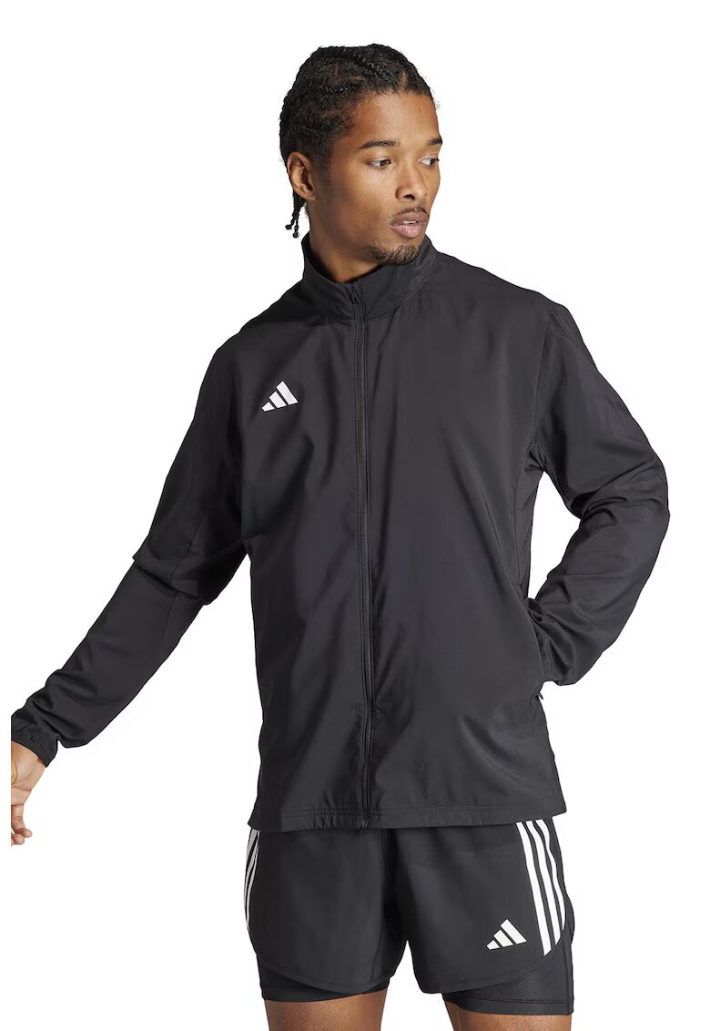 adidas Performance Jacheta usoara cu finisaj rezistent la apa - pentru alergare Adizero Essentials - Negru