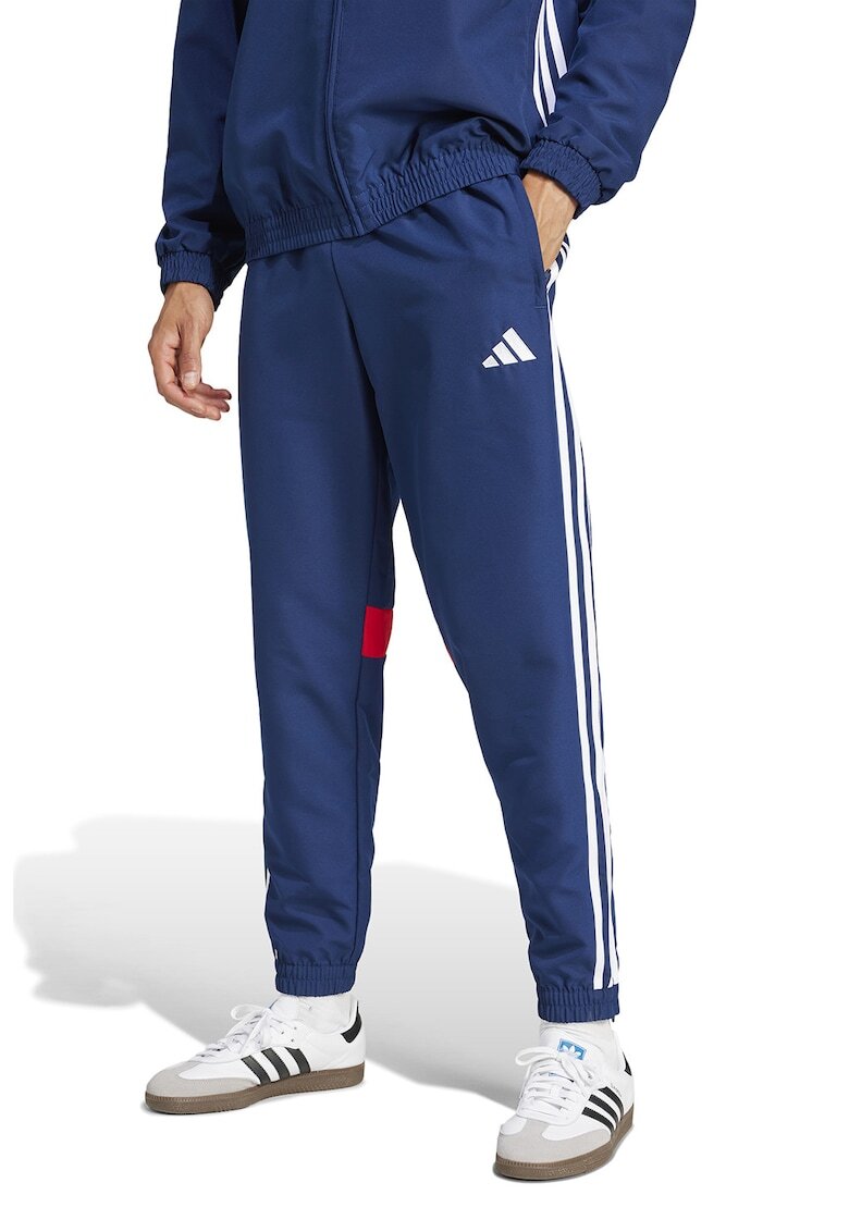 adidas Performance Pantaloni pentru fotbal Tiro 25 Essentials - Rosu/Alb/Albastru