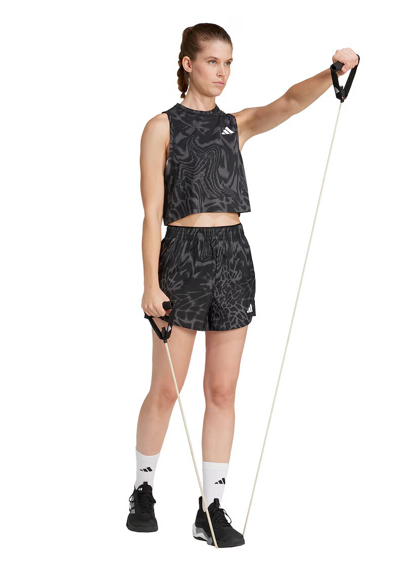 adidas Performance Pantaloni scurti pentru antrenament Essentials - Negru/Gri inchis