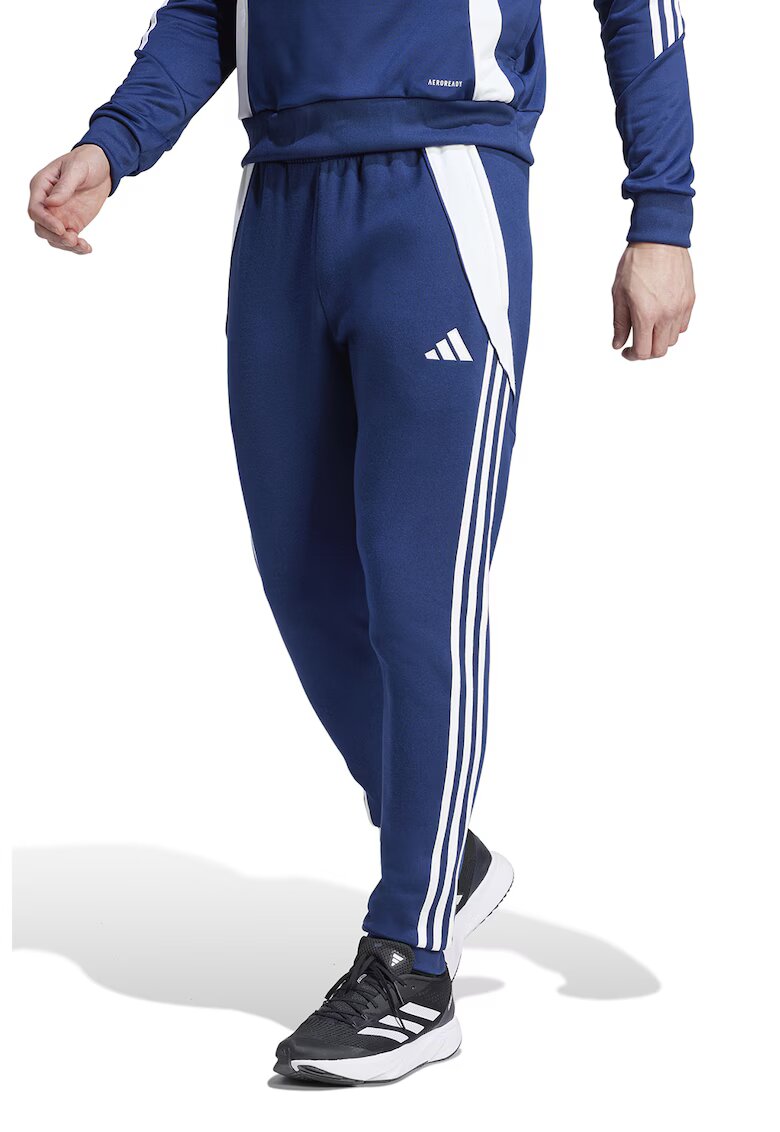 adidas Performance Pantaloni Tiro 24 pentru fotbal - Albastru inchis/Alb optic