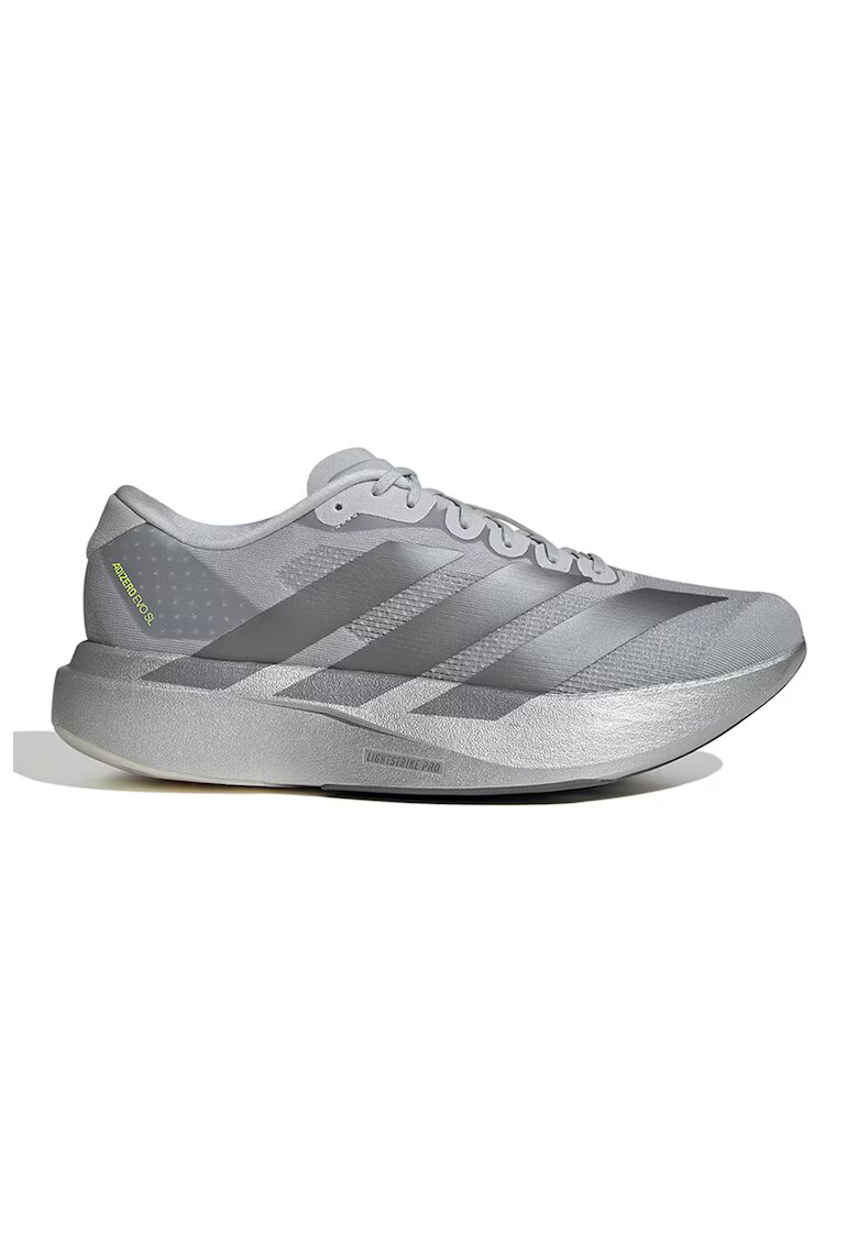 adidas Performance Pantofi Adizero cu garnituri din material sintetic - pentru alergare - Argintiu