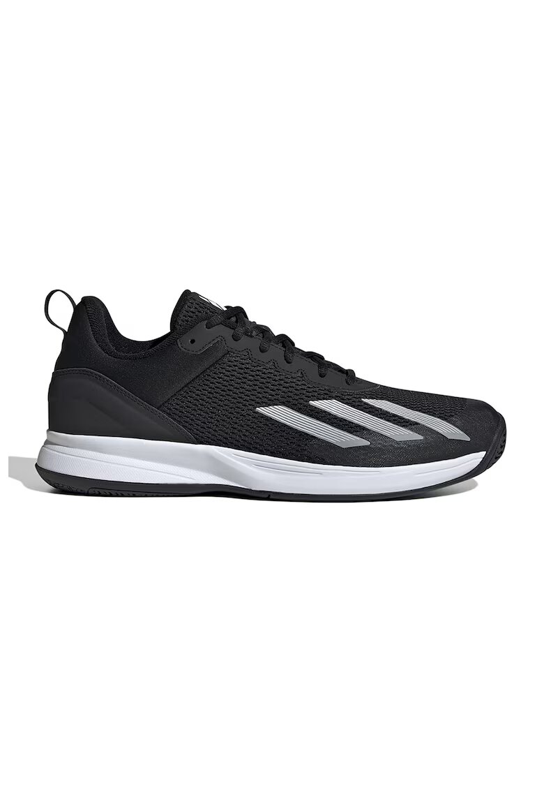adidas Performance Pantofi cu garnituri de plasa pentru tenis Courtflash Speed - Negru