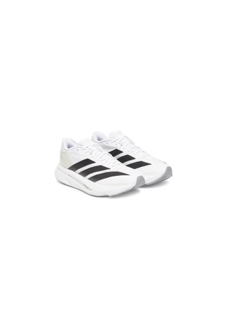 adidas Performance Pantofi din material textil cu dungi contrastante si sireturi pentru alergare