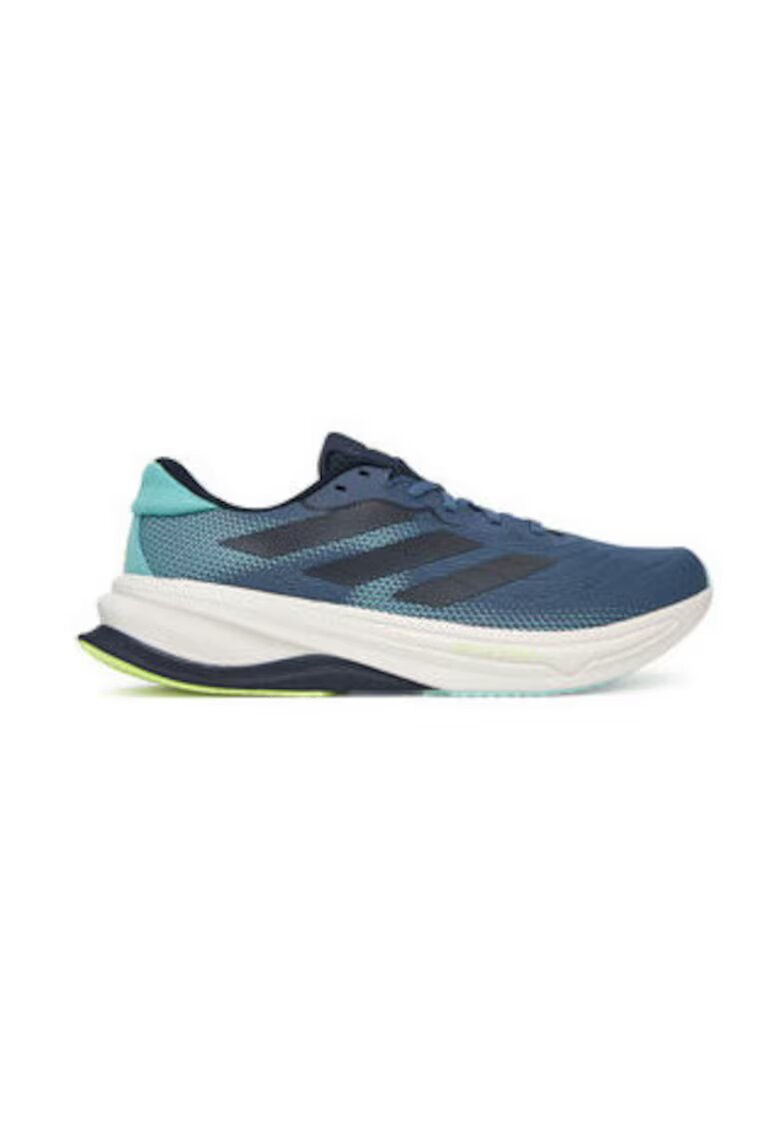 adidas Performance Pantofi din material textil cu talpa inalta pentru alergare