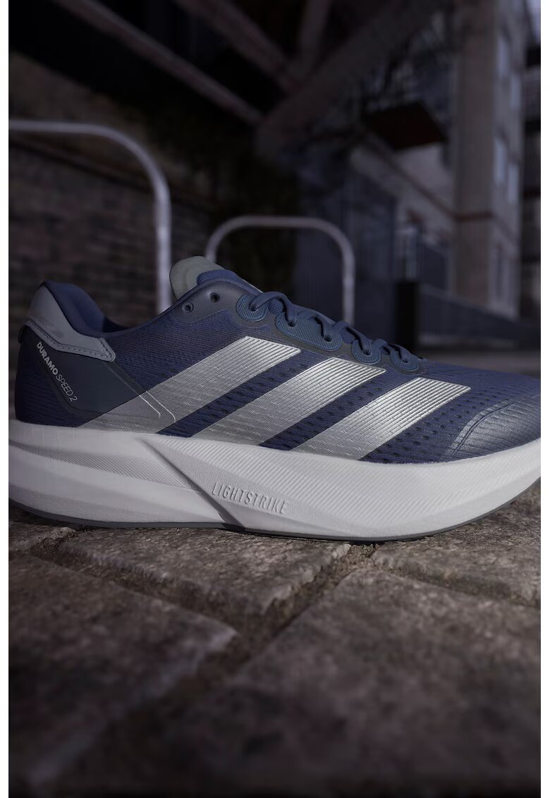 adidas Performance Pantofi Duramo Speed 2 pentru alergare - Argintiu/Bleumarin