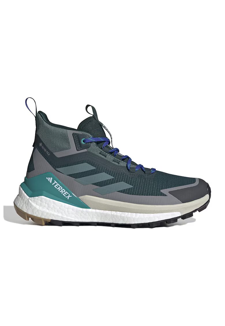 adidas Performance Pantofi pentru drumetii Terrex Free Hiker 2.0 Gore-Tex - Gri carbune/Verde englez