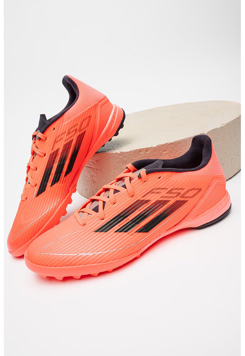 adidas Performance Pantofi pentru fotbal F50 League Turf - Negru/Roz aprins