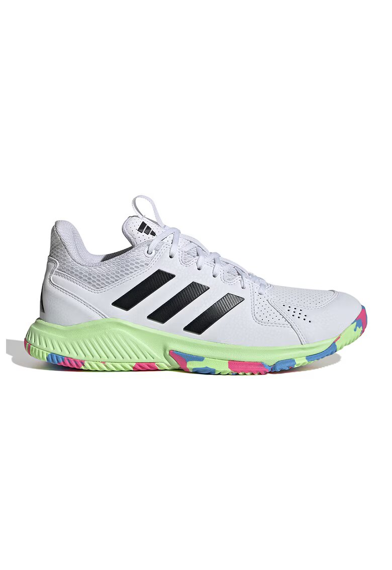 adidas Performance Pantofi pentru sporturi de interior Court Flight - Alb
