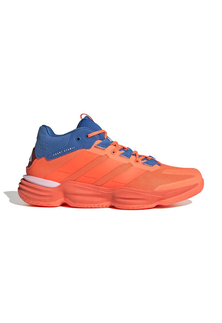 adidas Performance Pantofi pentru sporturi de interior Court Stabil - Albastru inchis/Portocaliu pal