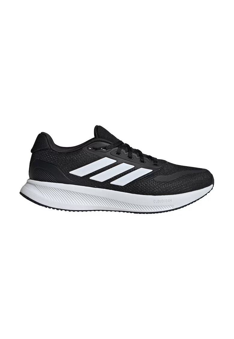 adidas Performance Pantofi Runfalcon 5 Wide pentru alergare - Negru/Alb optic