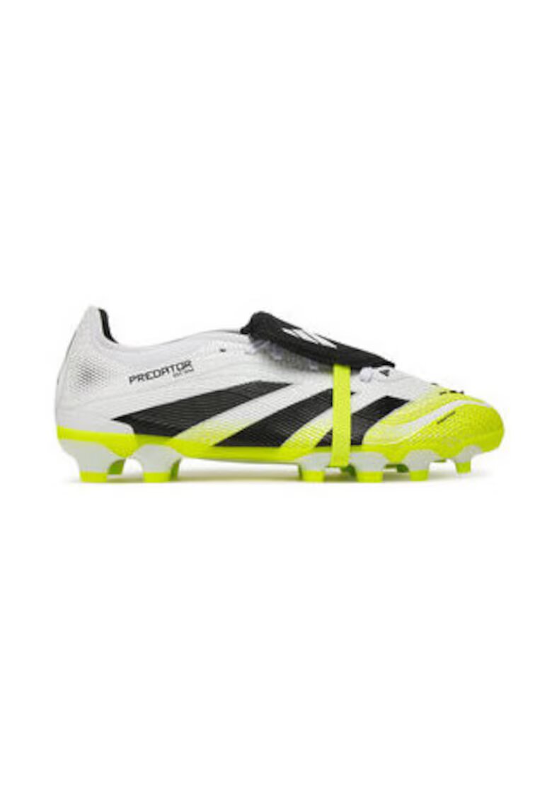 adidas Performance Pantofi sport de piele ecologica cu accente neon - pentru fotbal