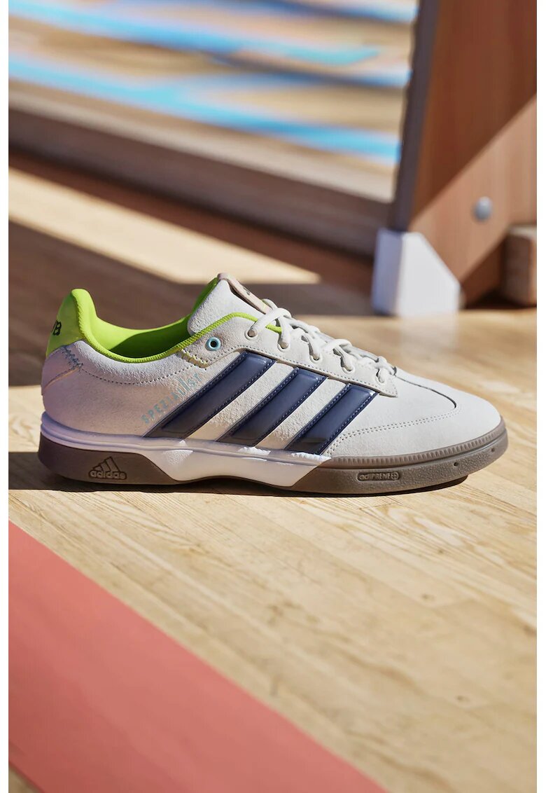 adidas Performance Pantofi sport din piele intoarsa Handball Spezial - Alb fildes