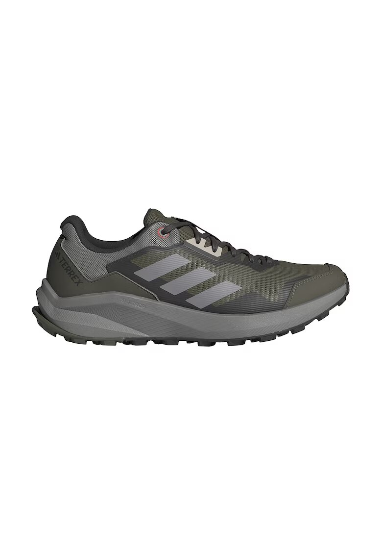 adidas Performance Pantofi Terrex Trailrider pentru alergare pe teren accidentat - Gri cenusiu/Kaki