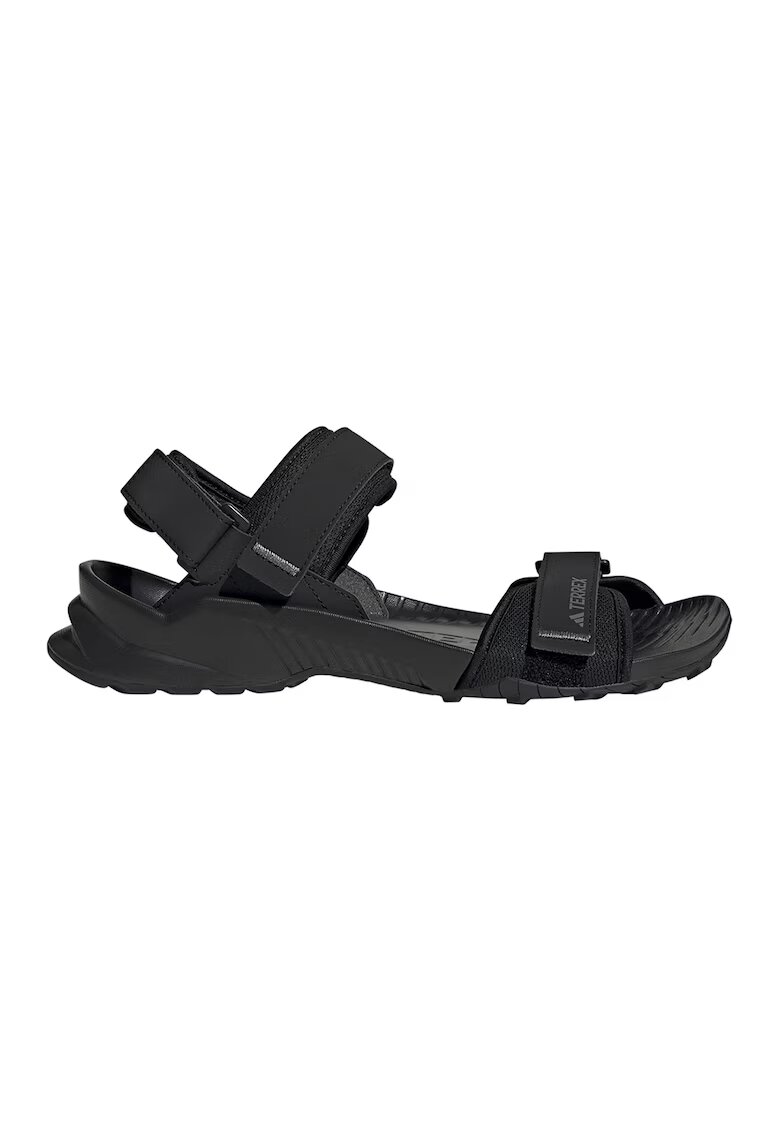 adidas Performance Sandale cu talpa plata si inchidere velcro Terrex Hydro - Negru