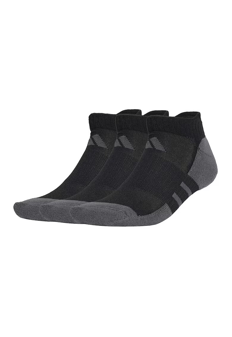 adidas Performance Set de sosete pana la glezna - pentru fitness - 3 perechi - Negru/Gri