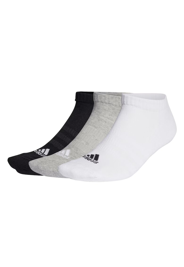 adidas Performance Set de sosete pana la glezna - unisex - 3 perechi - Alb/Negru/Gri