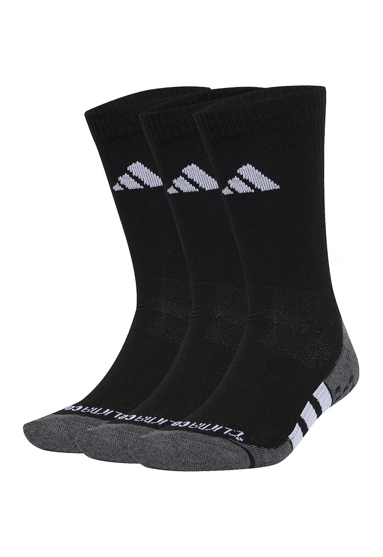 adidas Performance Set de sosete pentru fitness - 3 perechi - Alb/Negru/Gri