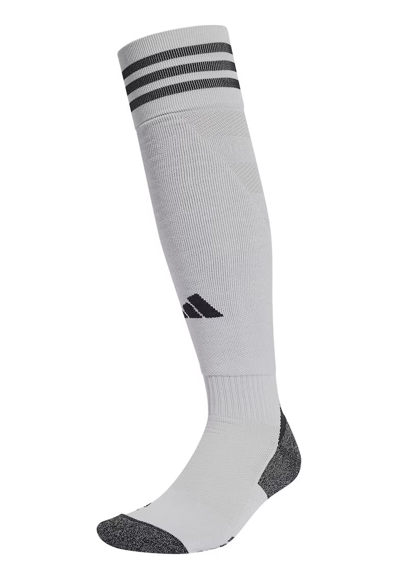 adidas Performance Sosete lungi pana la genunchi pentru fotbal Adi25 - Gri inchis melange/Alb murdar