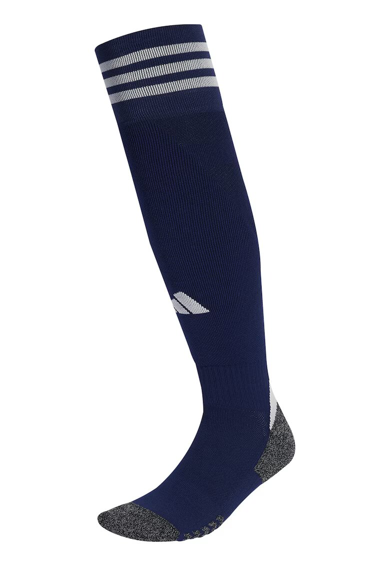 adidas Performance Sosete lungi pana la genunchi pentru fotbal Adi25 - Gri inchis melange/Alb murdar/Bleumarin