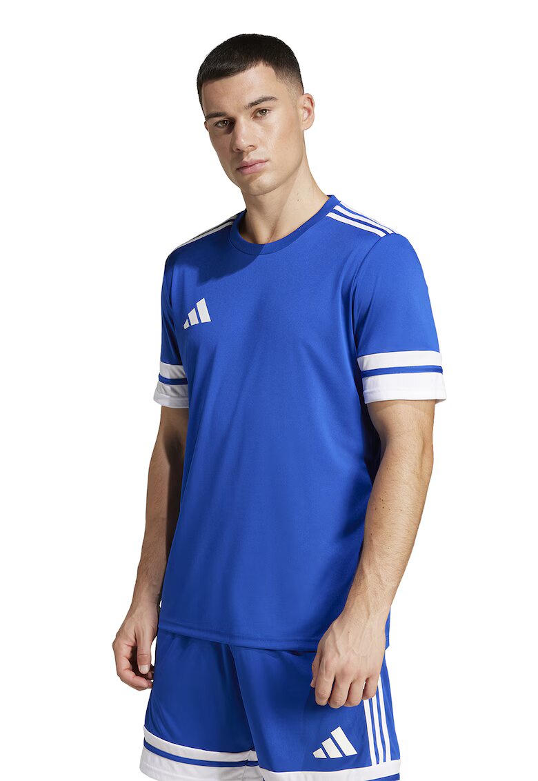 adidas Performance Tricou cu logo - pentru fotbal - Alb/Albastru royal