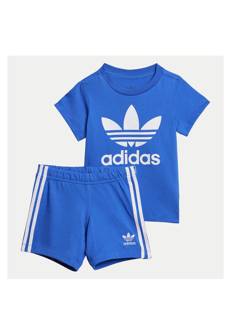 adidas Set Compleu Unisex Albastru - Tricou si Pantaloni Scurti