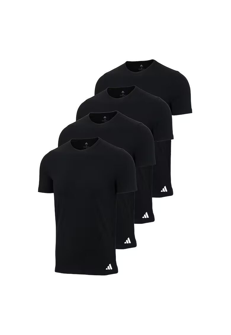 adidas Set de tricouri de casa - 4 piese - Negru
