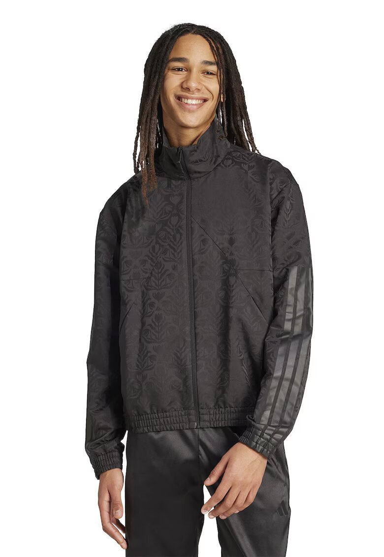 adidas Sportswear Bluza de trening cu fermoar si logo - Gri antracit