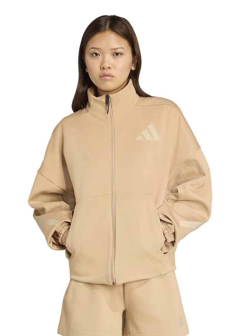 adidas Sportswear Bluza de trening cu fermoar Z.N.E - Portocaliu pal