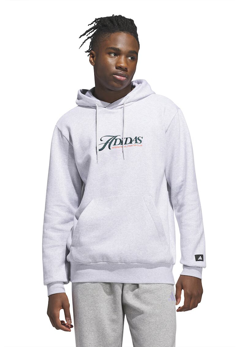 adidas Sportswear Hanorac cu broderie logo - Gri deschis