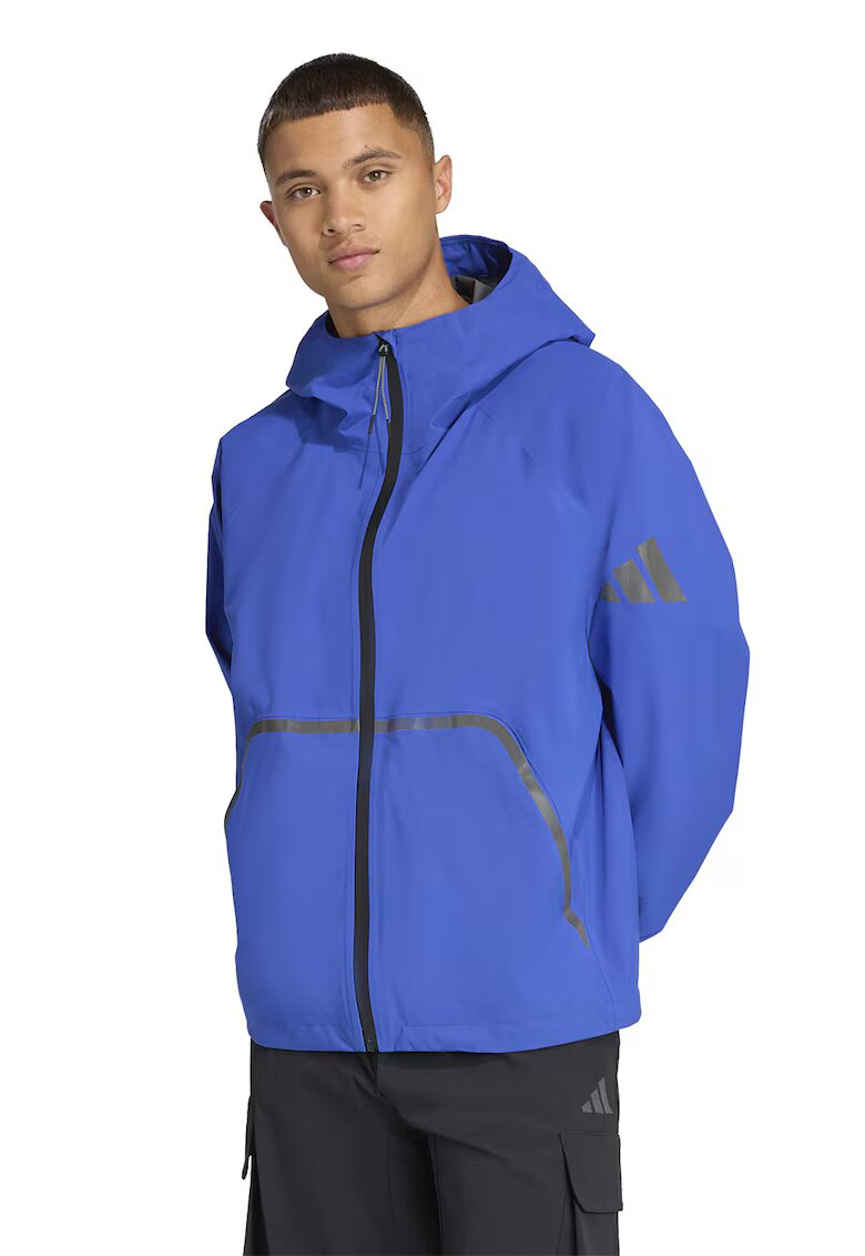 adidas Sportswear Jacheta supradimensionata cu maneci raglan - Albastru royal