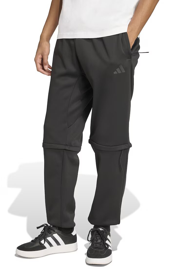 adidas Sportswear Pantaloni de trening convertibili cu partea inferioara detasabila - Negru
