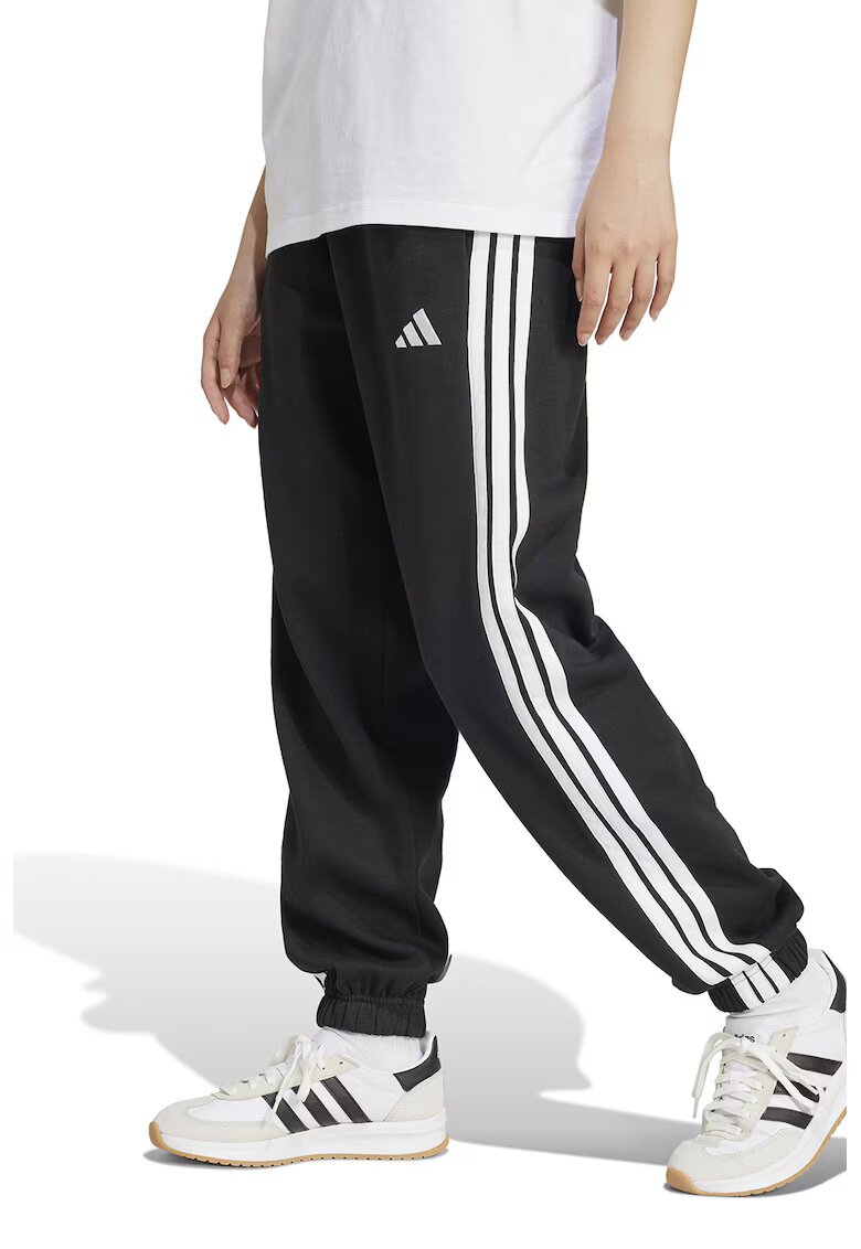 adidas Sportswear Pantaloni de trening lejeri cu talie inalta Essentials - Alb/Negru