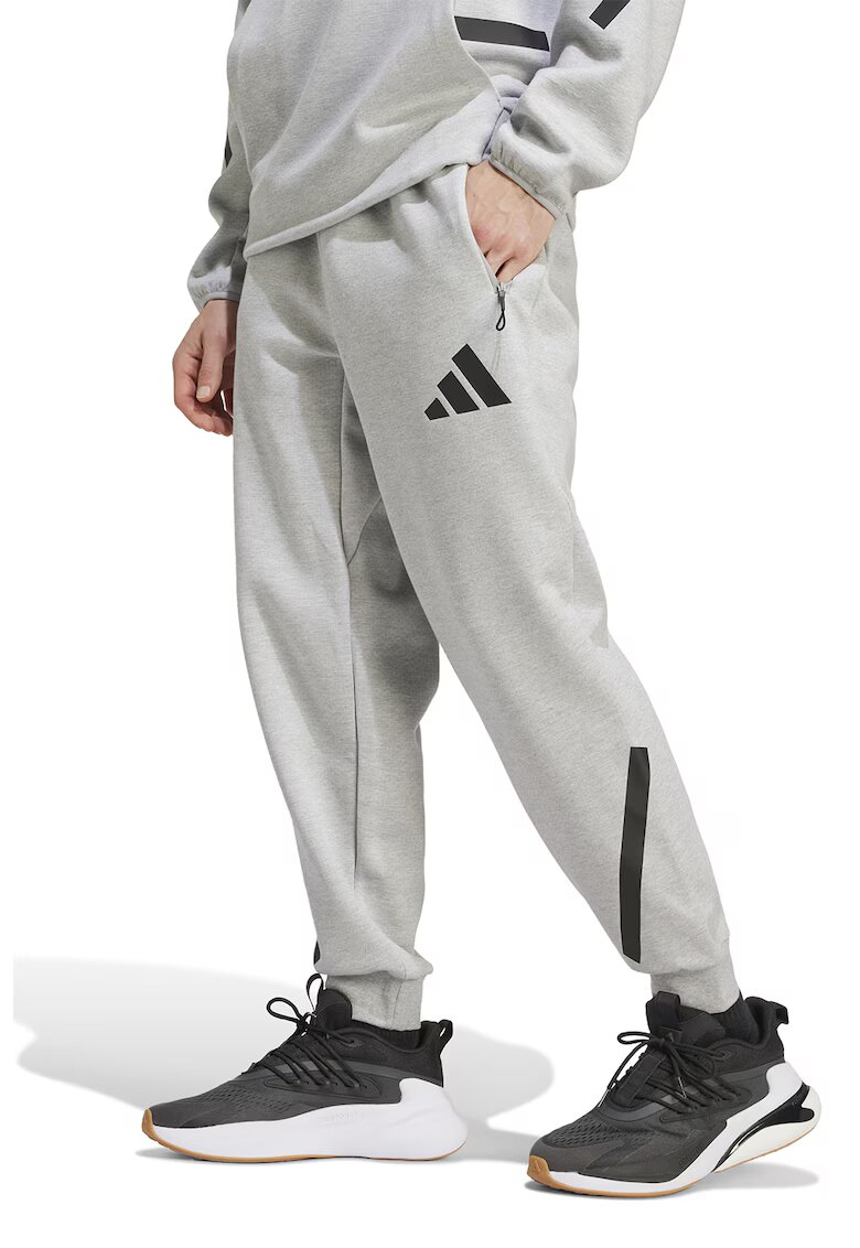 adidas Sportswear Pantaloni de trening relaxed fit cu snur Z.N.E. - Gri inchis