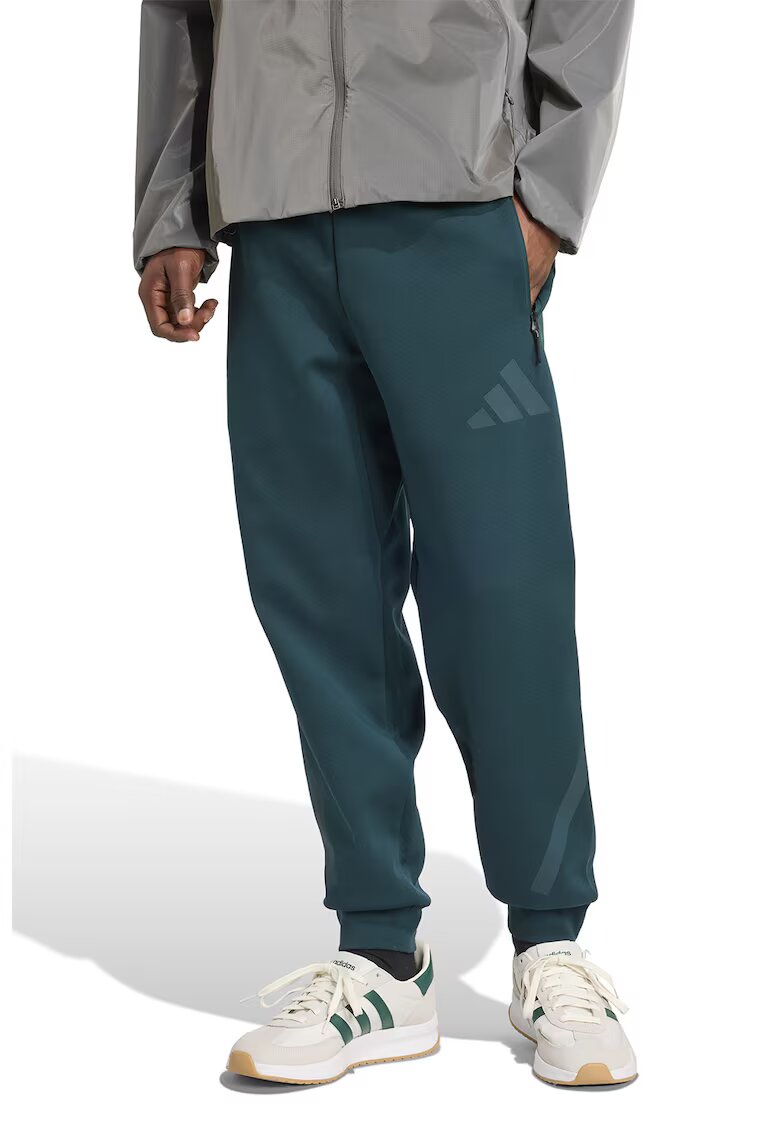 adidas Sportswear Pantaloni de trening relaxed fit cu snur Z.N.E. - Verde inchis