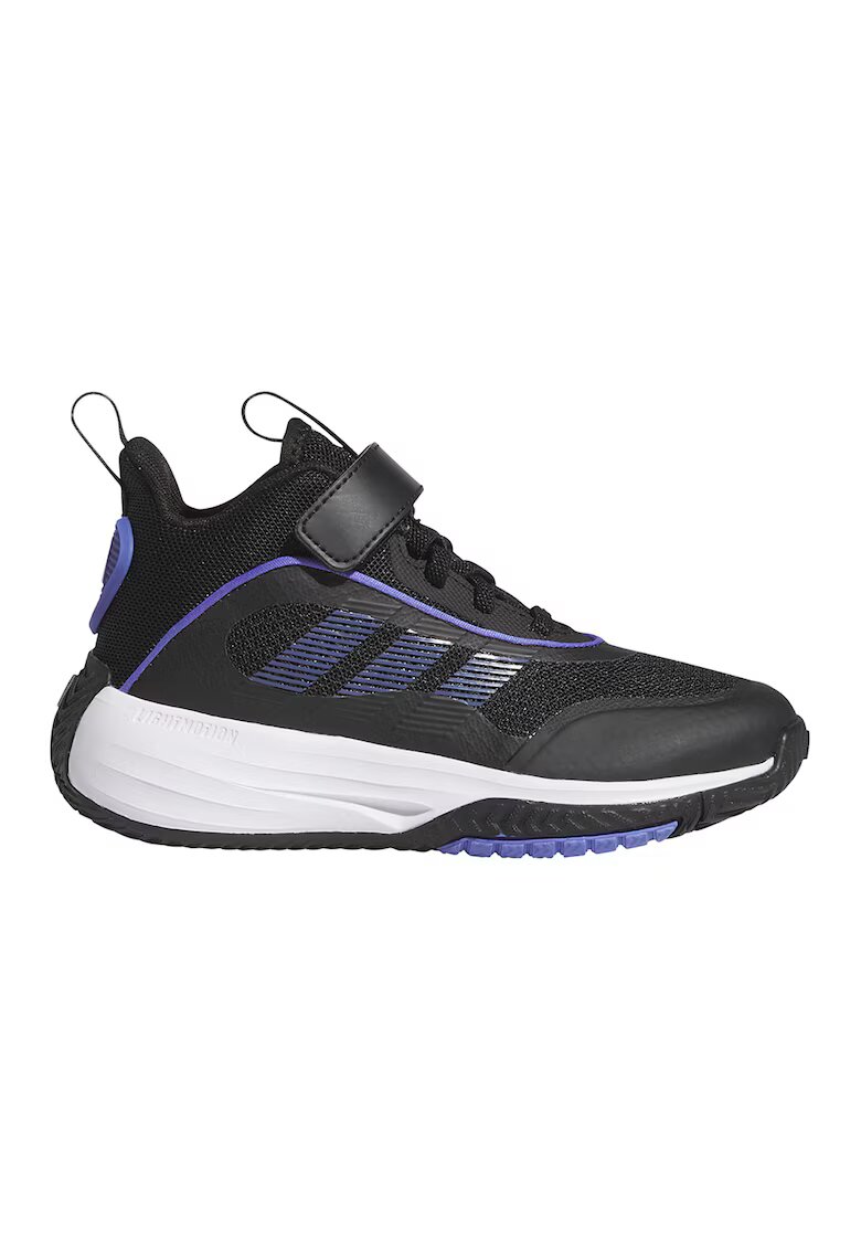 adidas Sportswear Pantofi Own The Game 3.0 cu bareta velcro pentru baschet - Negru/Albastru