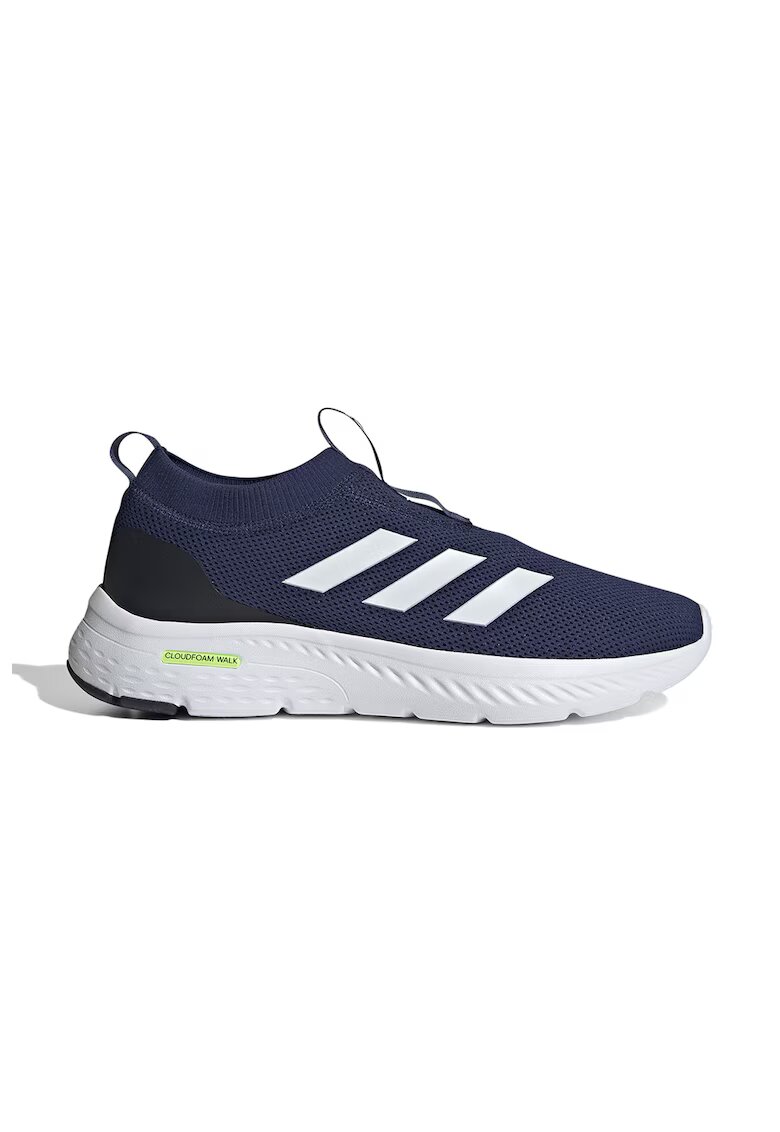 adidas Sportswear Pantofi slip-on de plasa cu logo - Alb/Bleumarin
