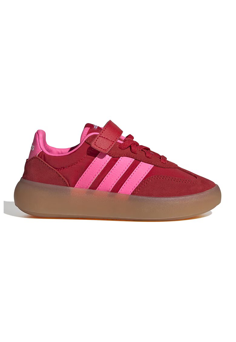 adidas Sportswear Pantofi sport Barreda Decode cu velcro si detalii de piele intoarsa - Rosu/Roz