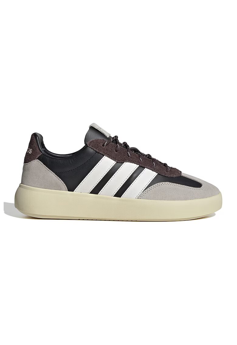 adidas Sportswear Pantofi sport Barreda Decode de piele si piele intoarsa cu logo contrastant - Alb/Negru